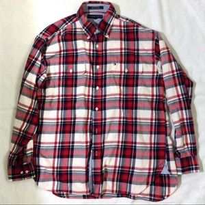 Tommy Hilfiger Plaid Long Sleeve Button down shirt